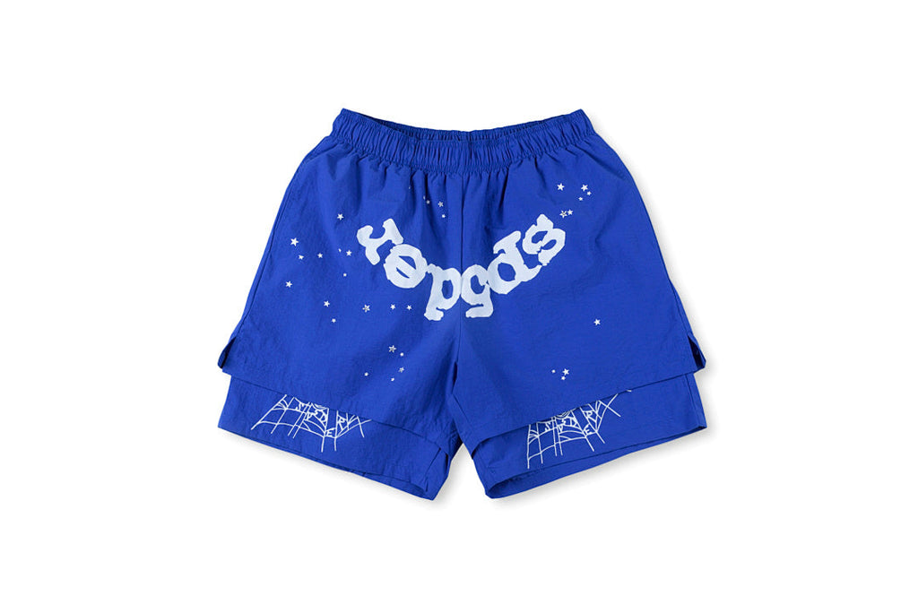 Sp5der 55555 Worldwide 5555 Logo Print Athletic Shorts - product image 20
