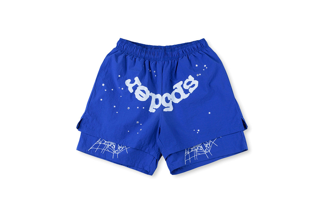 Sp5der 55555 Worldwide 5555 Logo Print Athletic Shorts - product image 20