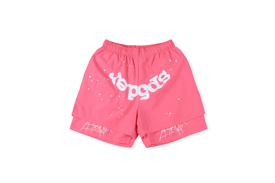 Sp5der 55555 Worldwide 5555 Logo Print Athletic Shorts - product image 24