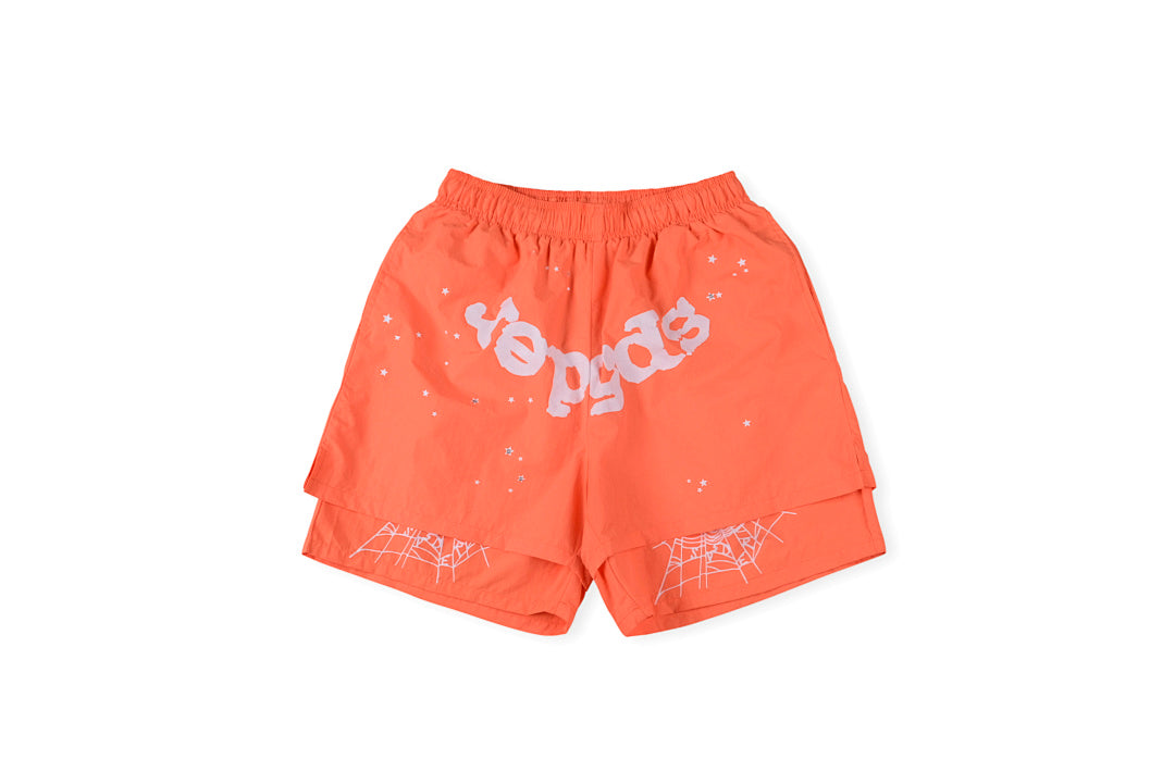 Sp5der 55555 Worldwide 5555 Logo Print Athletic Shorts - product image 26