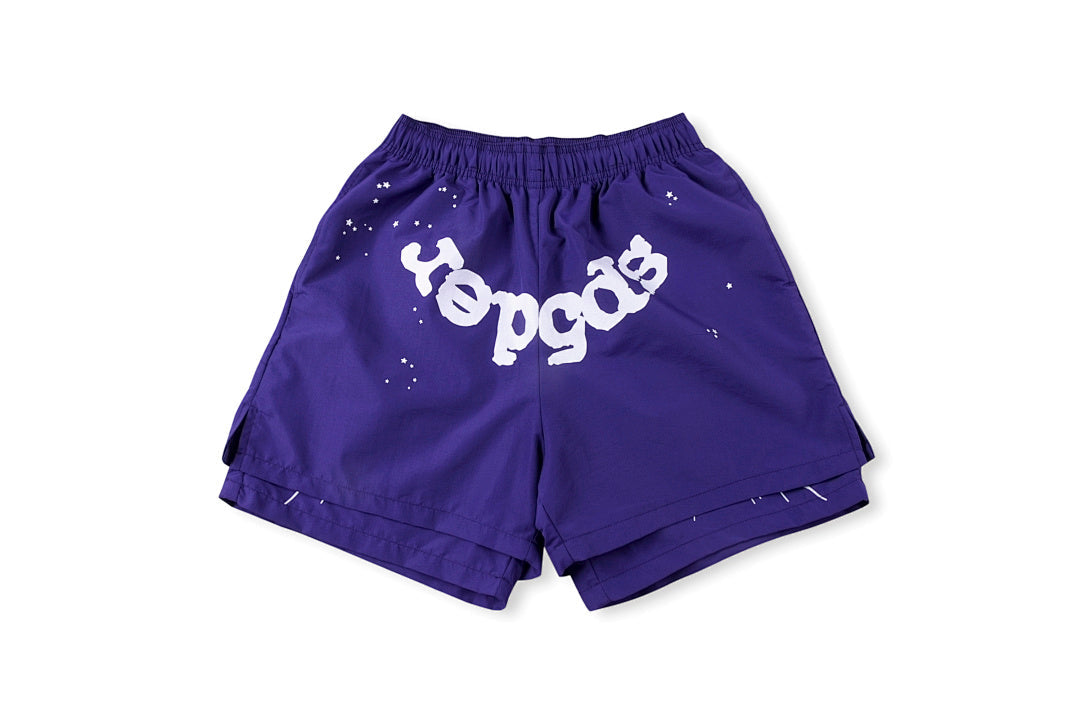 Sp5der 55555 Worldwide 5555 Logo Print Athletic Shorts - product image 28