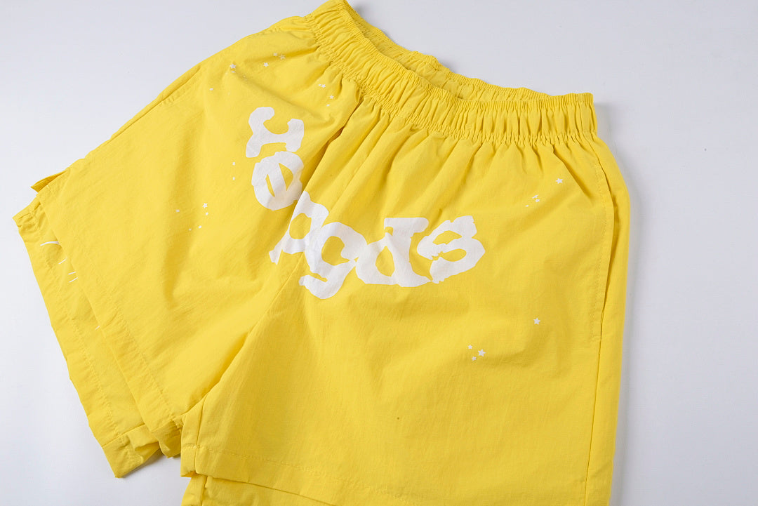 Sp5der 55555 Worldwide 5555 Logo Print Athletic Shorts - product image 36
