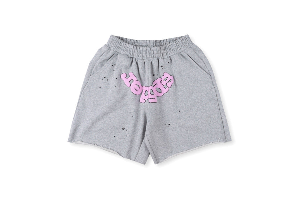 Young Thug Sp5der 555555 Puff Print 3D Raised Athletic Shorts Same Style - product image 4