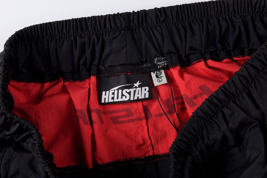 Hellstar Studios Sample Shorts Red Black Color Block - product image 7