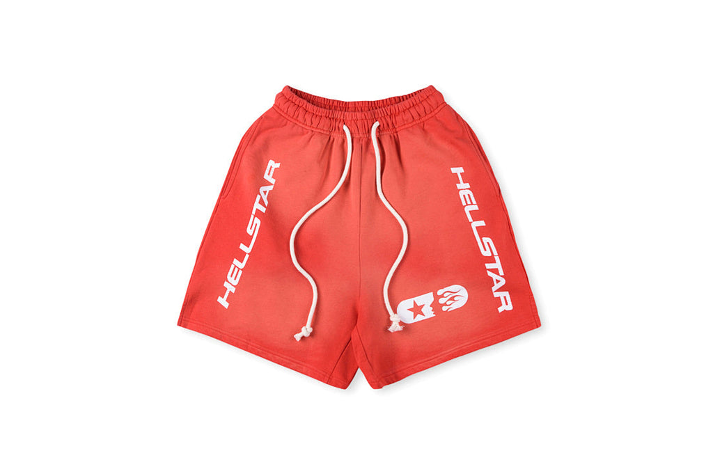 Hellstar Studios Sports Flame Shorts Colorway 3 Washed Flame Lived-In Fire Energy - product image 4