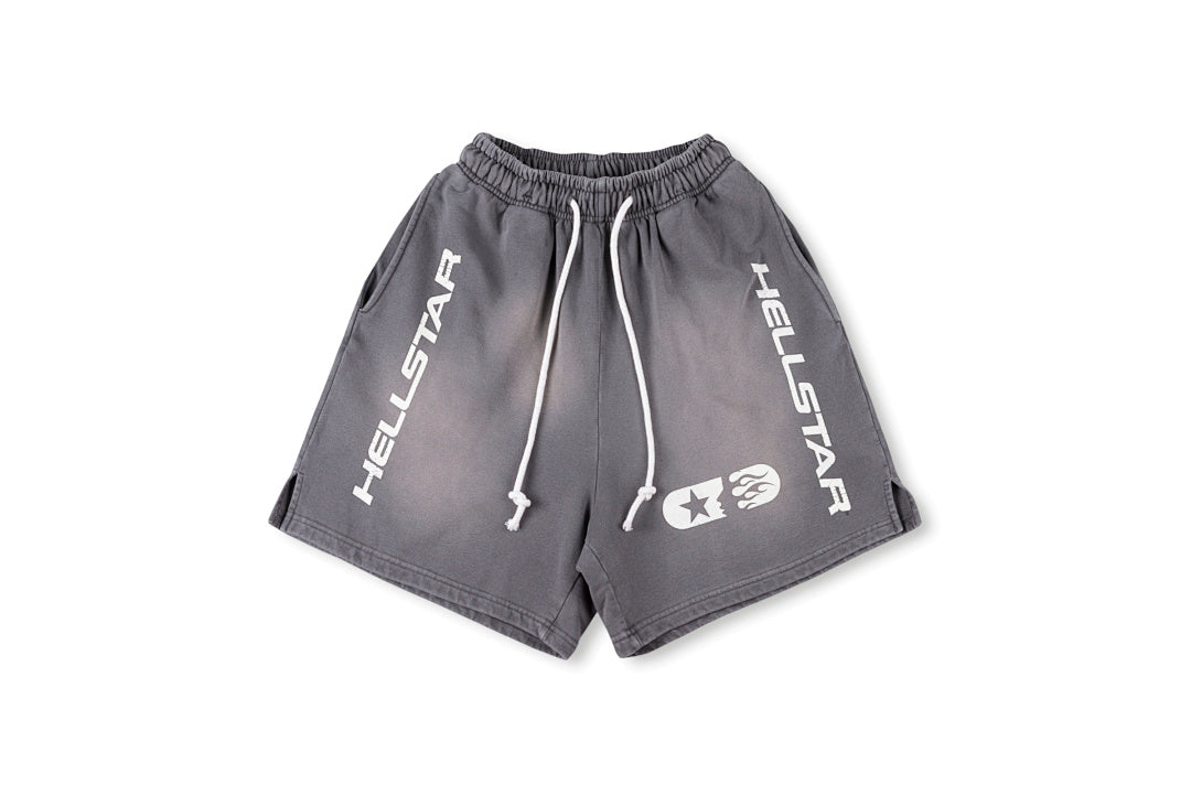 Hellstar Studios Sports Flame Shorts Colorway 3 Washed Flame Lived-In Fire Energy - product image 6