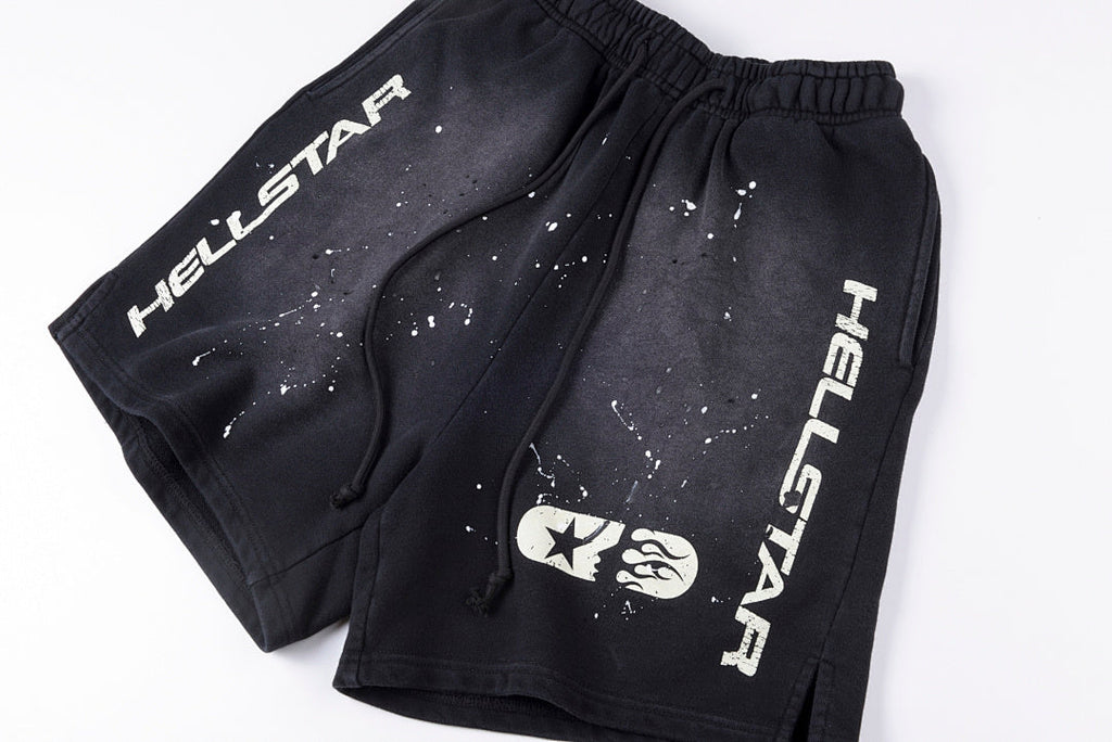 Hellstar Studios Sports Flame Shorts Colorway 3 Washed Flame Lived-In Fire Energy - product image 13