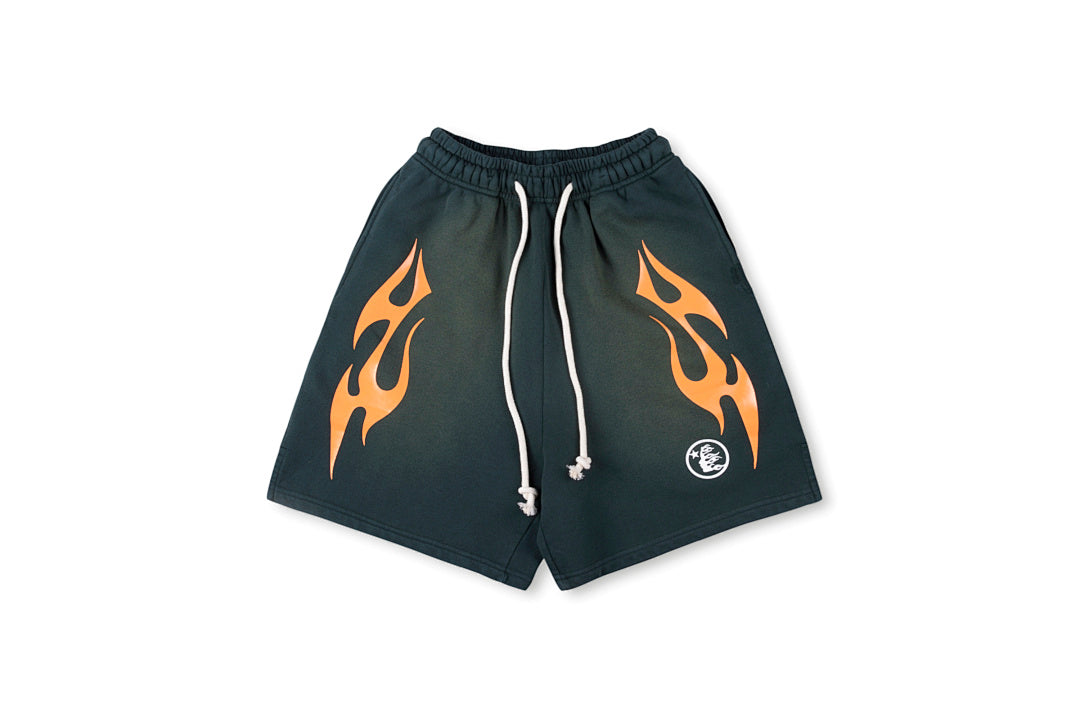 Hellstar Studios Washed Shorts Colorway 6 Lived-In Cosmic Dark Energy Street - product image 6