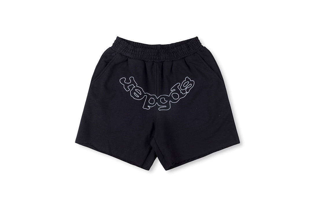 Sp5der Embroidered Logo Print Shorts Dual Craft Web Identity Street Athletic - product image 1