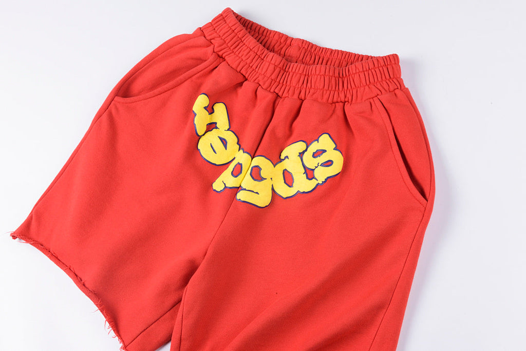 Sp5der Worldwide 555555 Puff Print Shorts 3D Raised Web Identity Street Athletic - product image 8