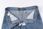 Sp5der 555555 5Star Vintage Denim Shorts Classic American Fabric Web Identity Street - product image 4