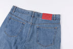 Sp5der 555555 5Star Vintage Denim Shorts Classic American Fabric Web Identity Street - product image 11