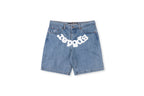 Sp5der 555555 5Star Vintage Denim Shorts Classic American Fabric Web Identity Street - product image 1