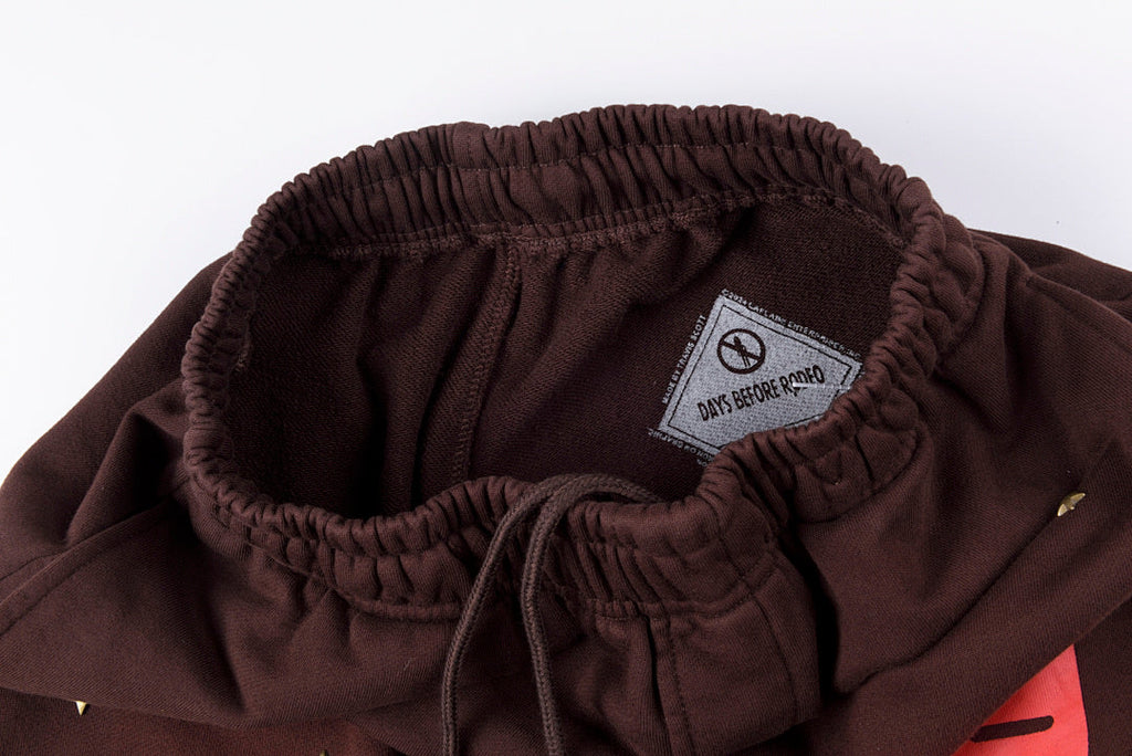 Sp5der Worldwide 555555 Before Washed Shorts 3D Star Raised Time Dimension Web Identity - product image 4