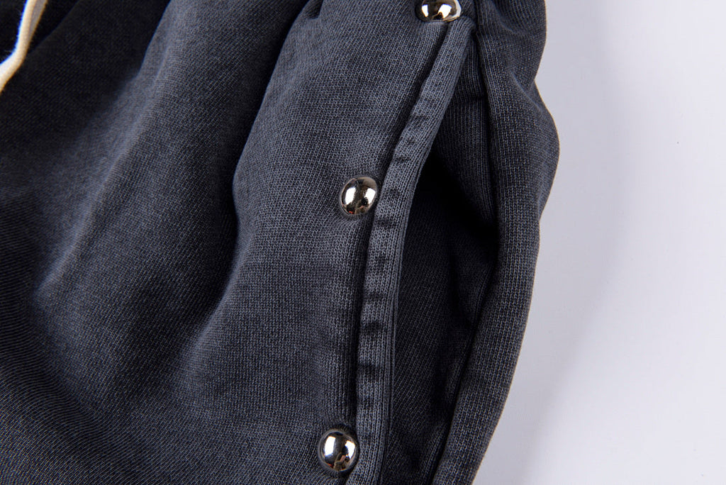 Saint Vanity Washed Distressed Rivet Shorts Saint Punk Vanity Paradox Street - product image 11