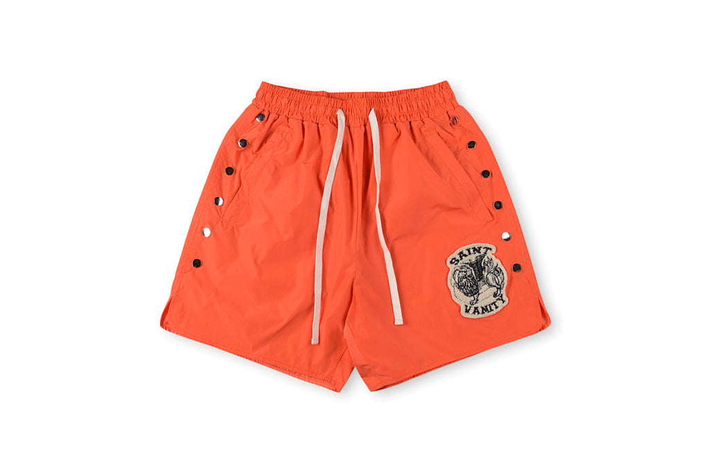Saint Vanity Embroidered Button Placket Shorts Saint Vanity Paradox Refined Craft Street - product image 6