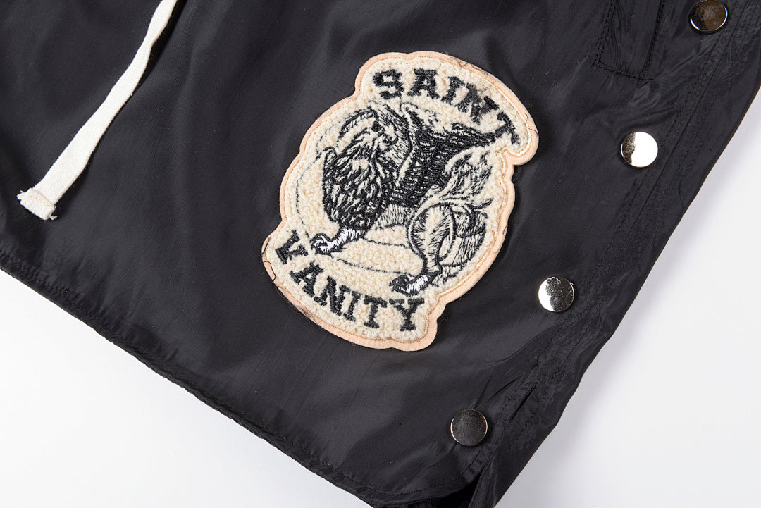Saint Vanity Embroidered Button Placket Shorts Saint Vanity Paradox Refined Craft Street - product image 16