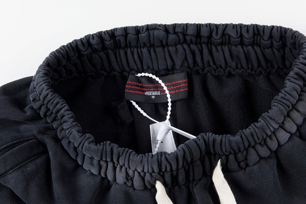 Vertabrae Verty Shorts 3D Print Distressed Holes Black Spine Identity Anatomical Street - product image 4