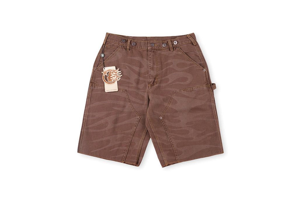 Hellstar Studios Denim Shorts Washed Camo Cosmic Dark Energy Military Street - product image 1