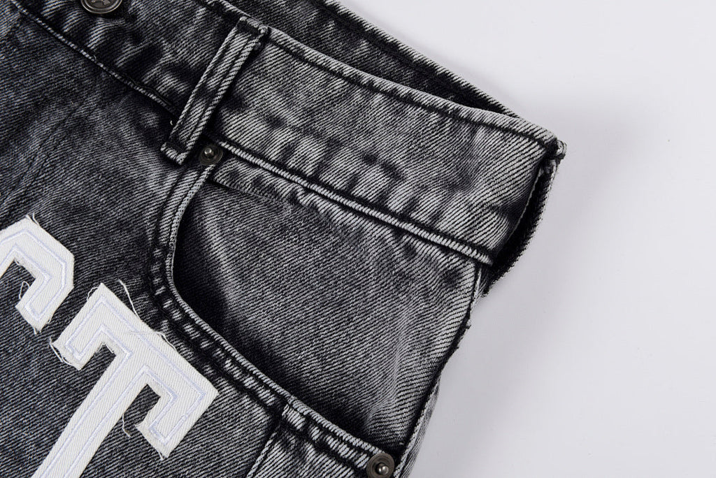 Project Capri Emergency Embroidered Denim Shorts - product image 8