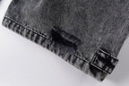 Project Capri Emergency Embroidered Denim Shorts - product image 11