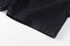 Tuff Crowd Embroidered Black Denim Shorts - product image 6