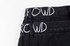 Tuff Crowd Embroidered Black Denim Shorts - product image 11
