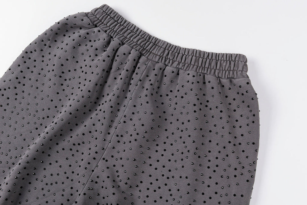 Saint Vanity Rhinestone Washed Shorts - product image 12