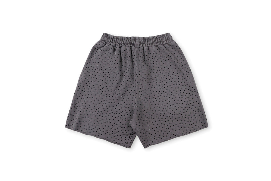 Saint Vanity Rhinestone Washed Shorts