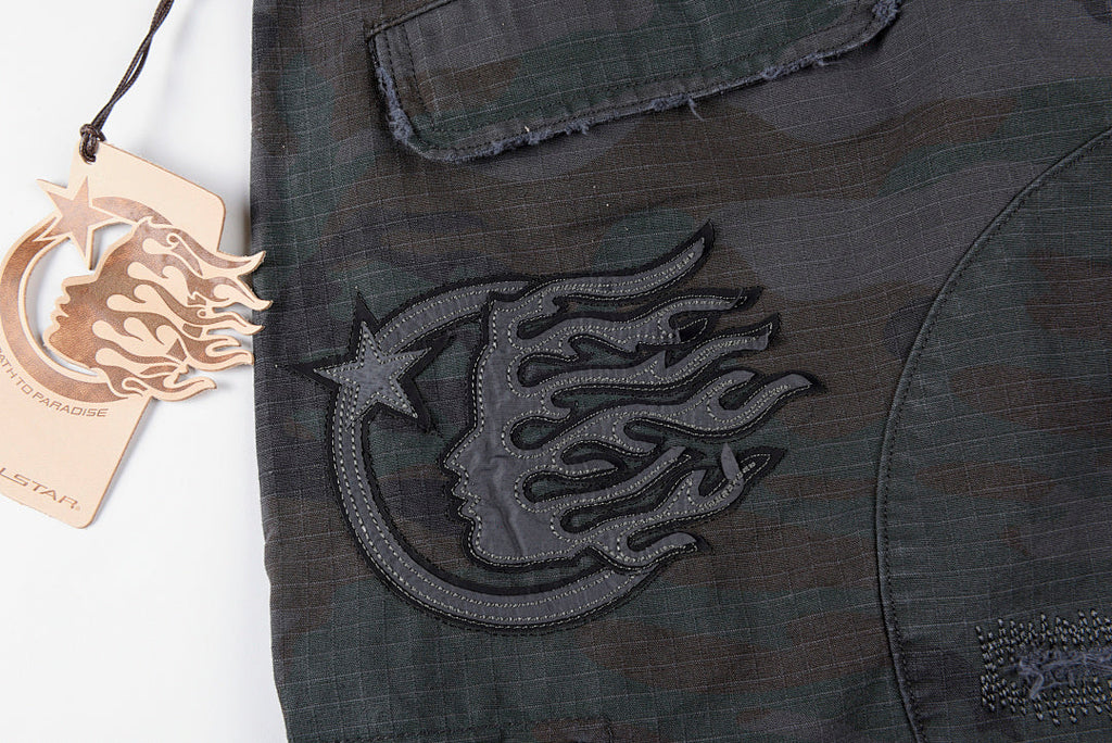 Hellstar Studios Capsule 11 Dark Camo Cargo Shorts - product image 9