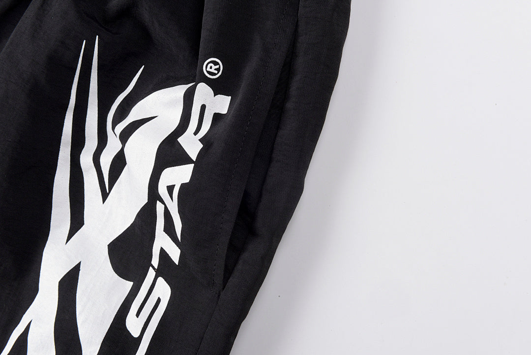 Hellstar Studios Path to Paradise White Graphic Shorts - product image 7
