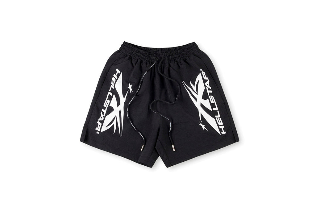 Hellstar Studios Path to Paradise White Graphic Shorts - product image 1