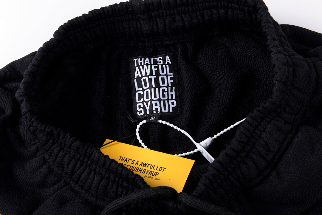 That's A Awful Lot of Cough Syrup Graphic Shorts - Purple - product image 4