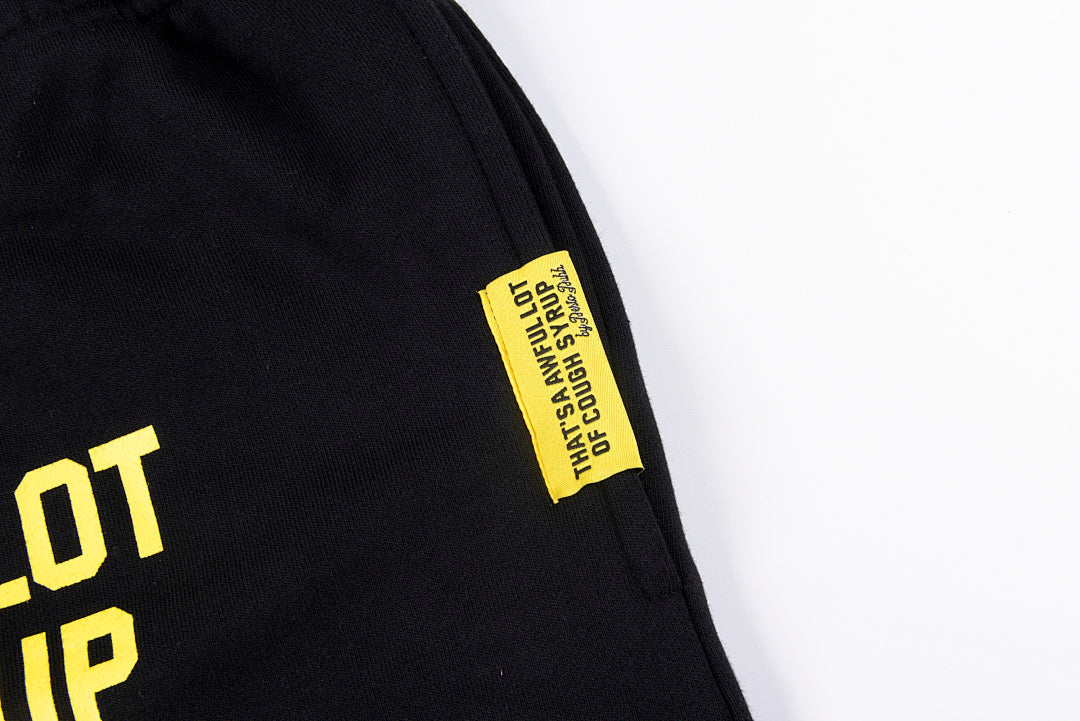That's A Awful Lot of Cough Syrup Graphic Shorts - Purple - product image 5