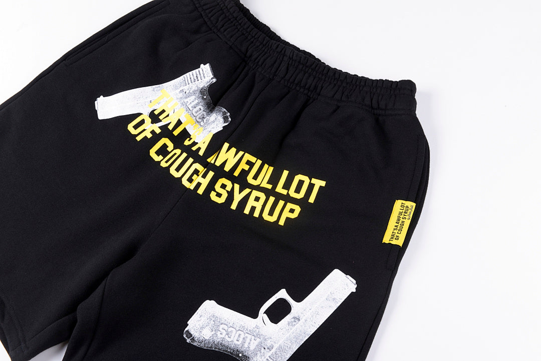 That's A Awful Lot of Cough Syrup Graphic Shorts - Purple - product image 7
