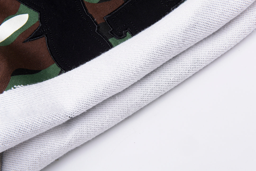 Glo Gang Camo Cartoon Embroidered Shorts - product image 3