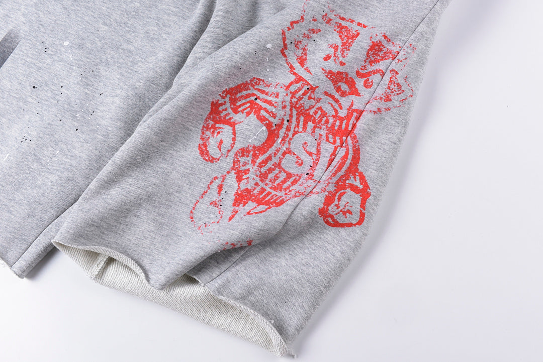 Saint Vanity Graphic Print Cotton Shorts - product image 3