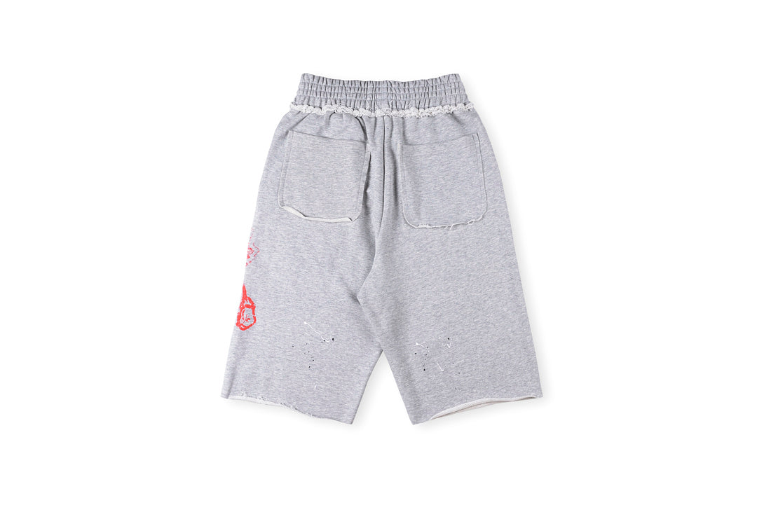 Saint Vanity Graphic Print Cotton Shorts - product image 2