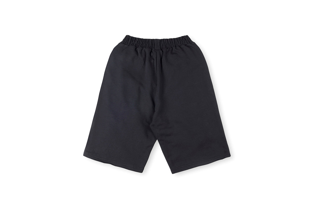 Saint Vanity Embroidered Shorts - Black / Red - product image 2