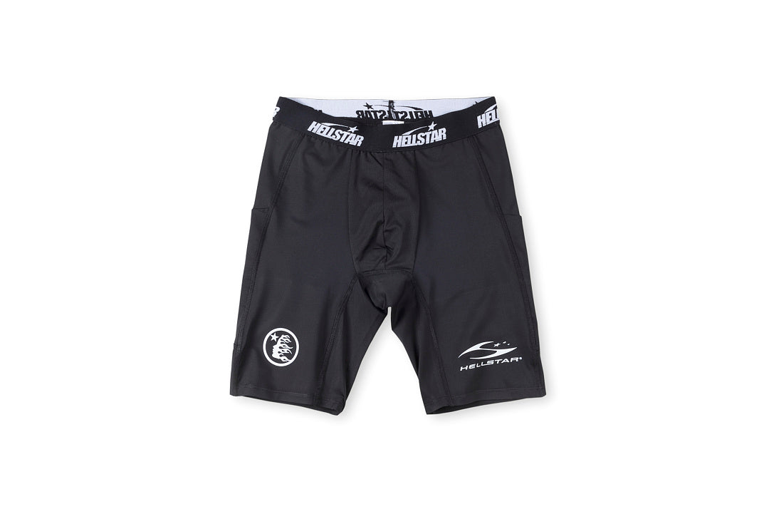 Hellstar Studios Compression Shorts - Black / White - product image 1