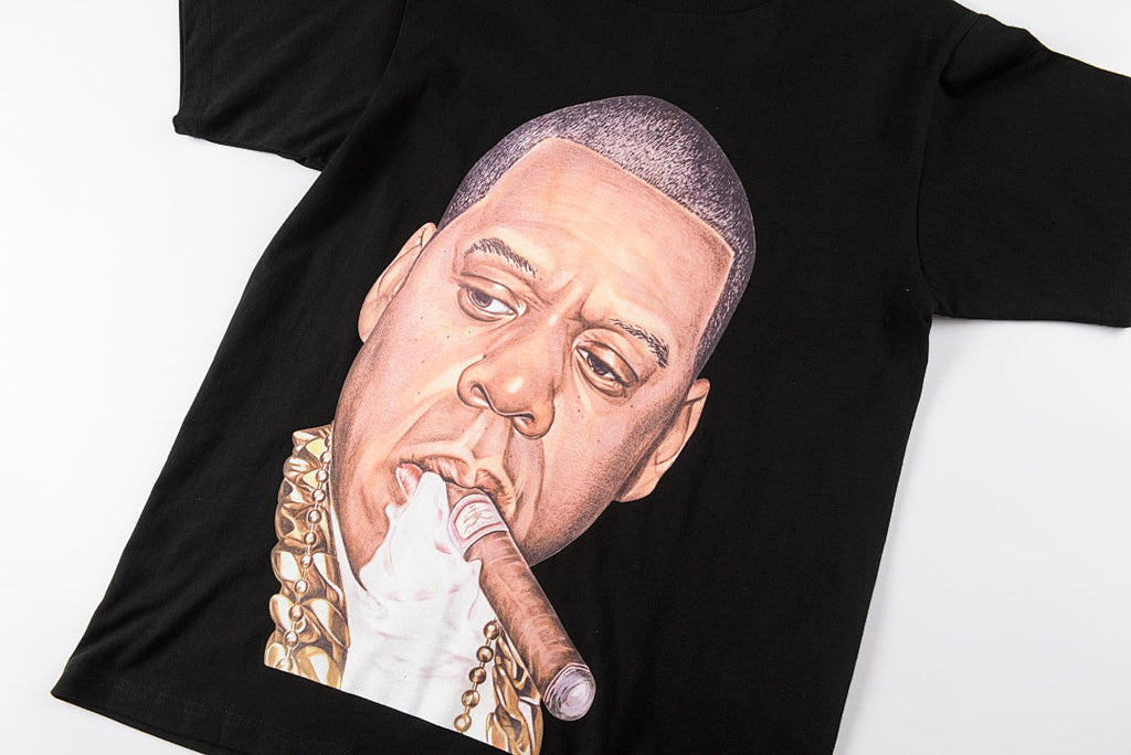 Tuff Crowd Portrait Graphic T-Shirt - Black / White - product image 4
