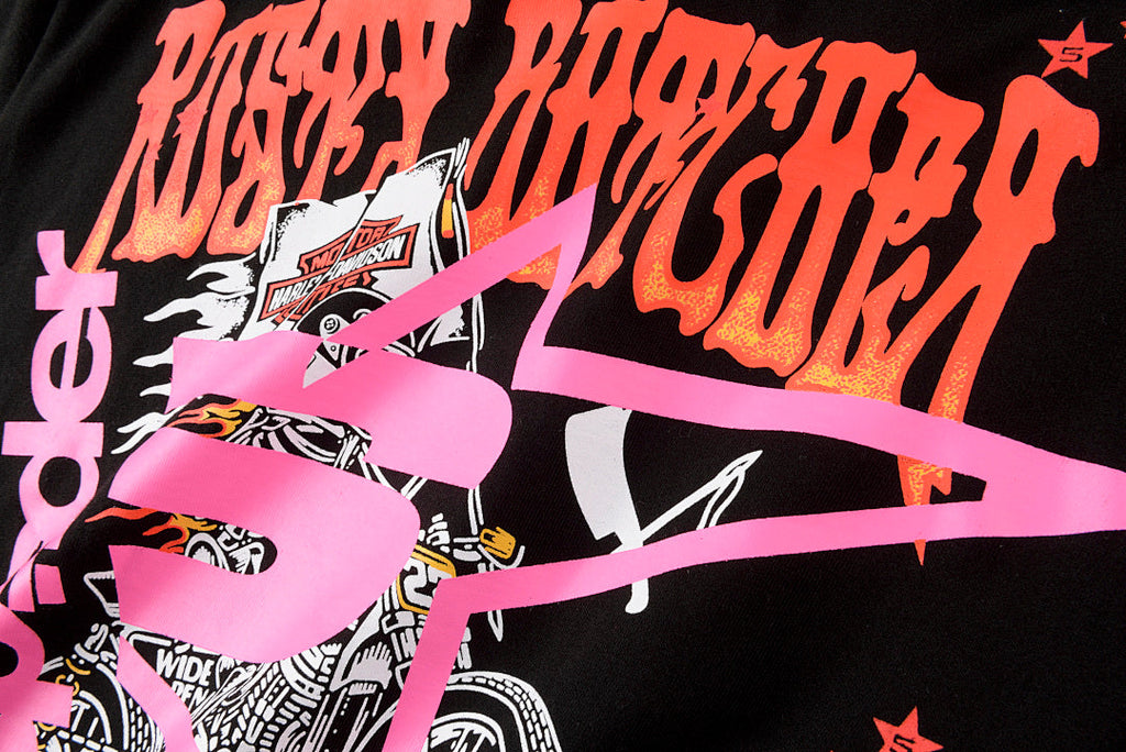 Young Thug x Sp5der 555555 Pink Graphic T-Shirt - product image 3