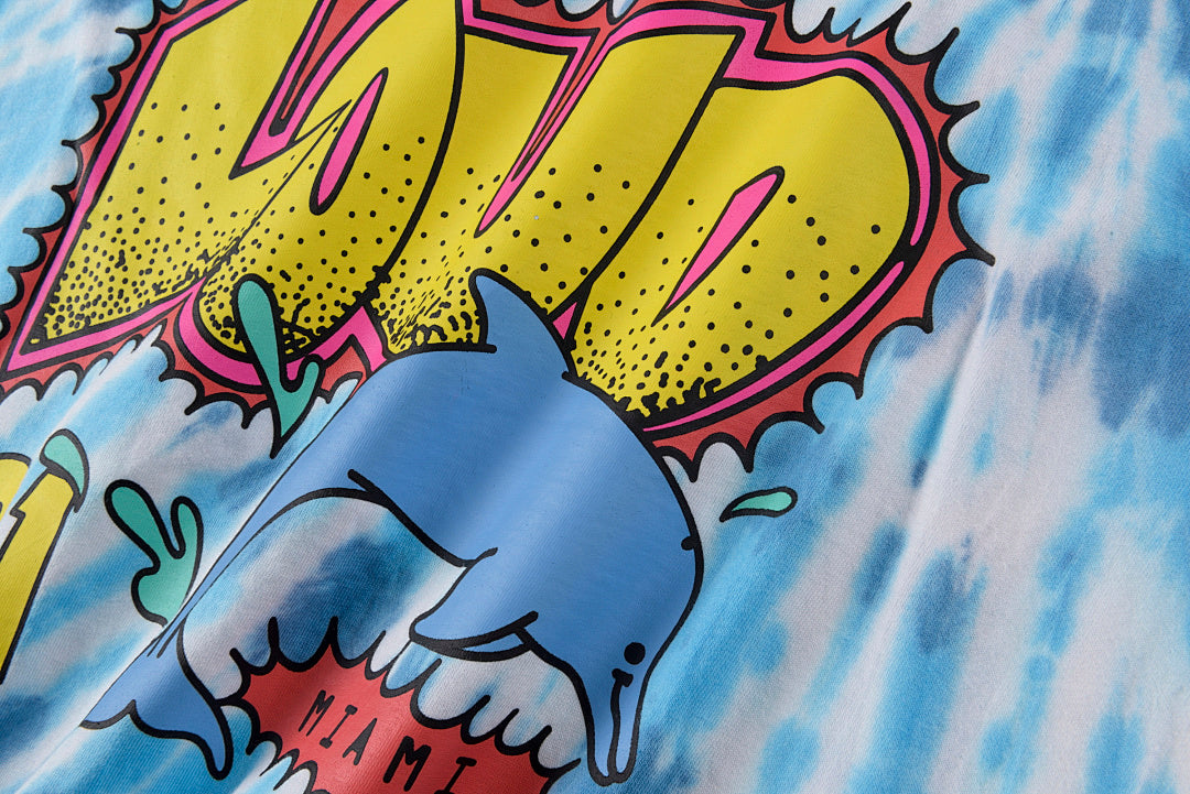 Rolling Loud x Chinatown Market Super Mega Graffiti Beach T-Shirt - Light Blue - product image 3