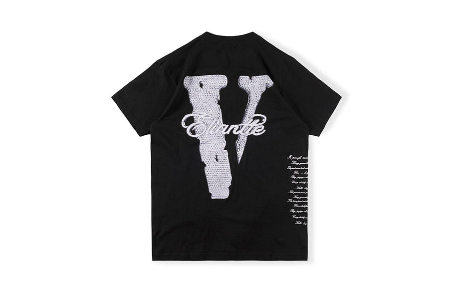 Asap Rocky x Vlone Yams Day Portrait Graphic T-Shirt - Black / Light Gray