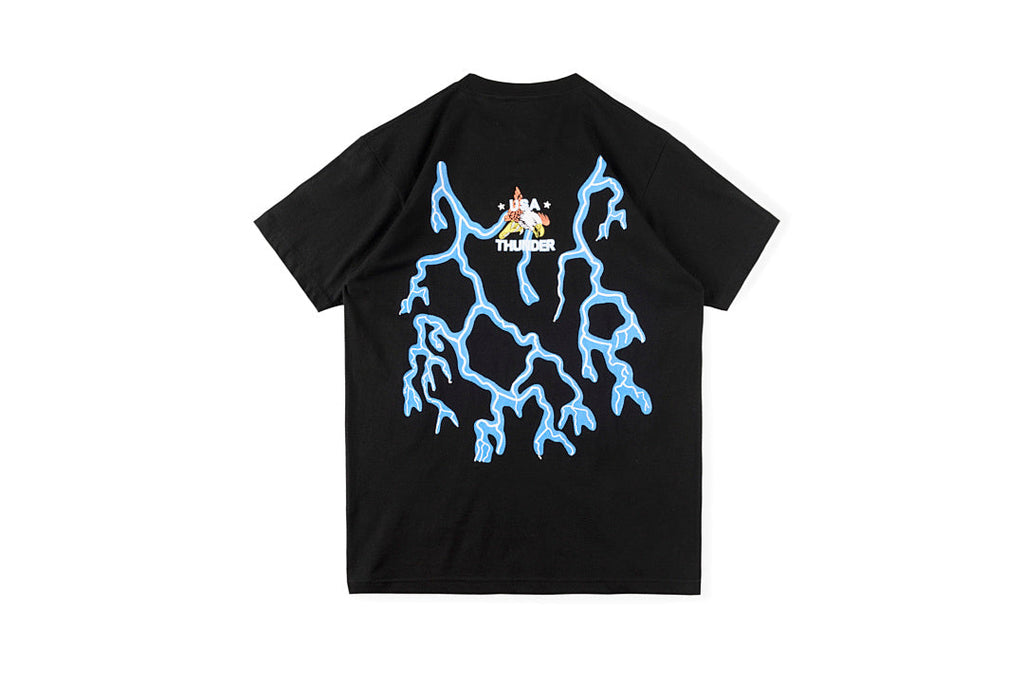 Travis Scott x RHUDE Vintage Eagle & Lightning Graphic T-Shirt - Black - product image 2