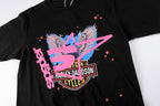 Sp5der 555555 Pink Spider Graphic T-Shirt - Black - product image 4