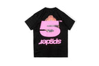 Sp5der 555555 Pink Spider Graphic T-Shirt - Black - product image 2