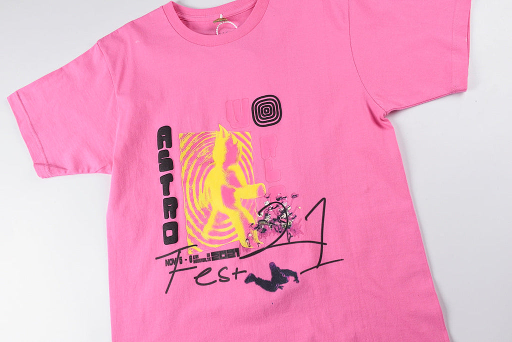Travis Scott Astrofest x Cactus Jack Stick Figure Graphic T-Shirt - Pink - product image 5