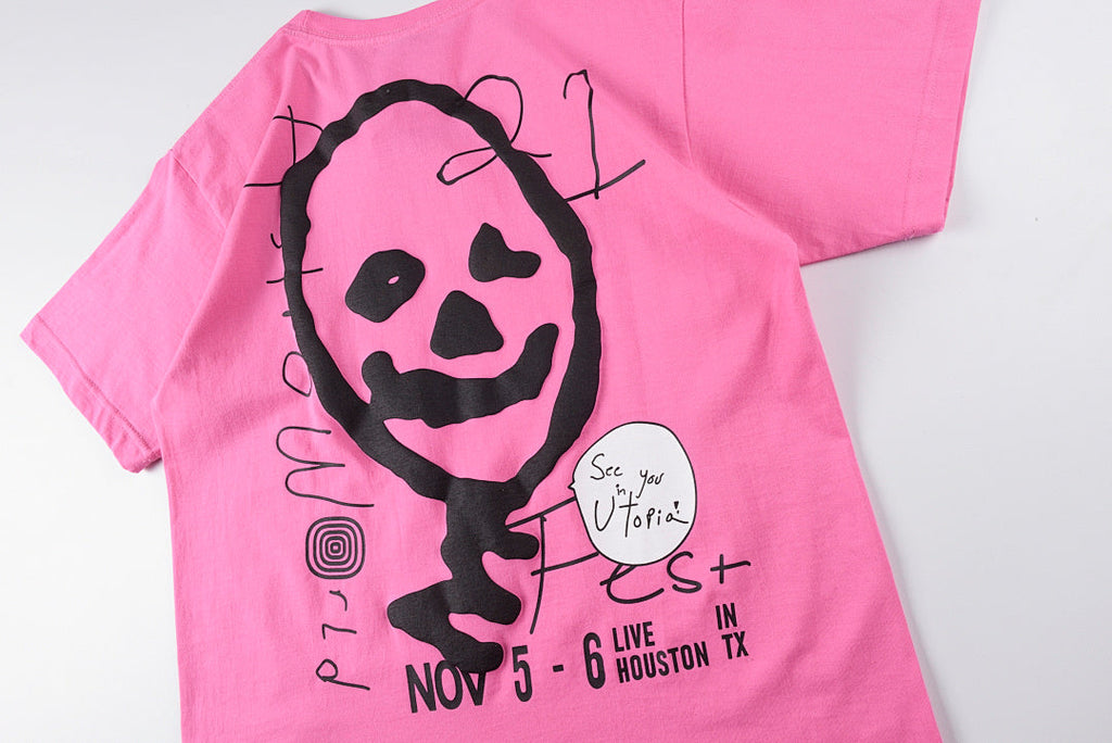 Travis Scott Astrofest x Cactus Jack Stick Figure Graphic T-Shirt - Pink - product image 7