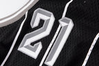 Revenge Black Bones Graphic Jersey Vest T-Shirt - Black / Light Gray - product image 7